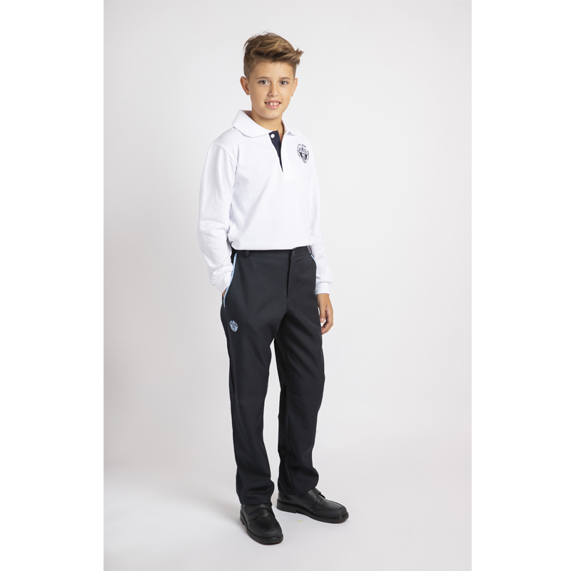 Pantalón de vestir largo - Escuelas San (Goma tensora ojal viscosa)