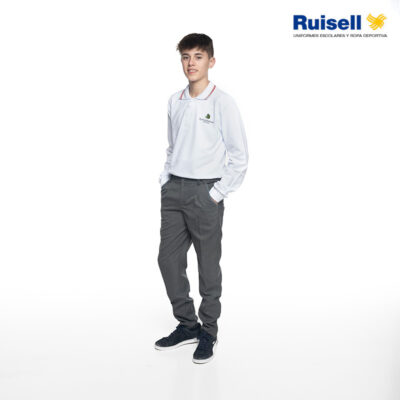 Pantalón vestir largo goma fruncida