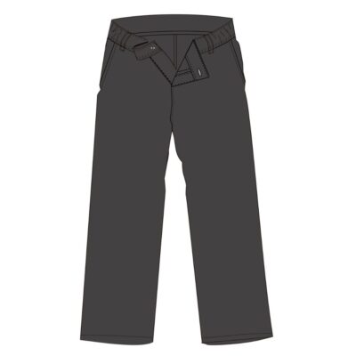 Pantalon Vestir Largo goma fruncida