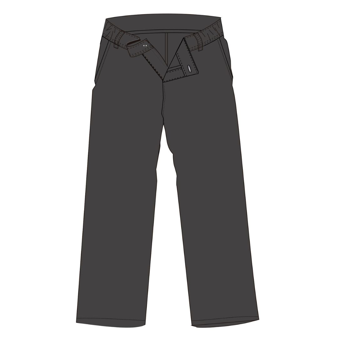 Pantalon Vestir Largo goma fruncida