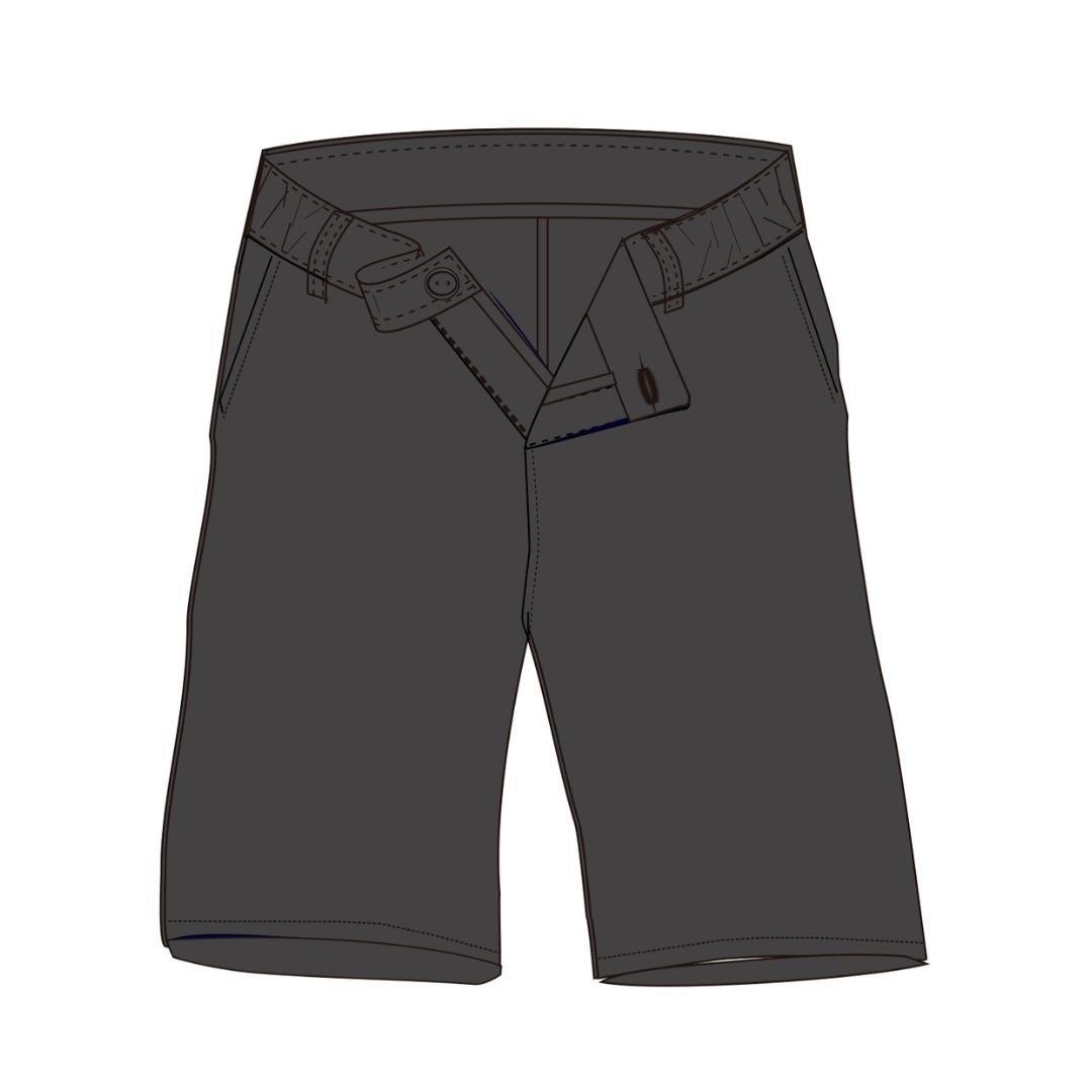 Pantalon Vestir Corto goma fruncida