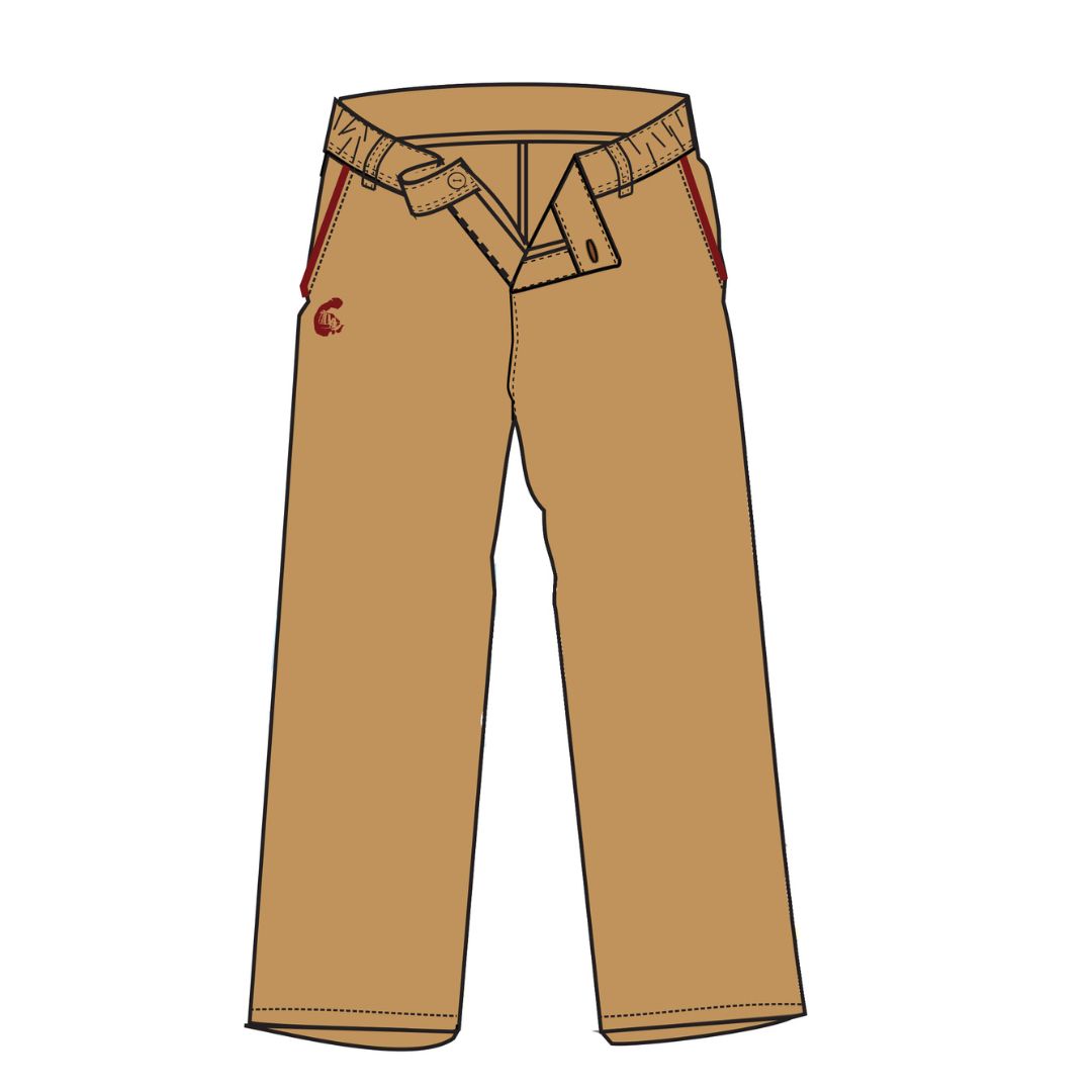 Pantalón Largo Vestir (Goma Tensora Ojal)